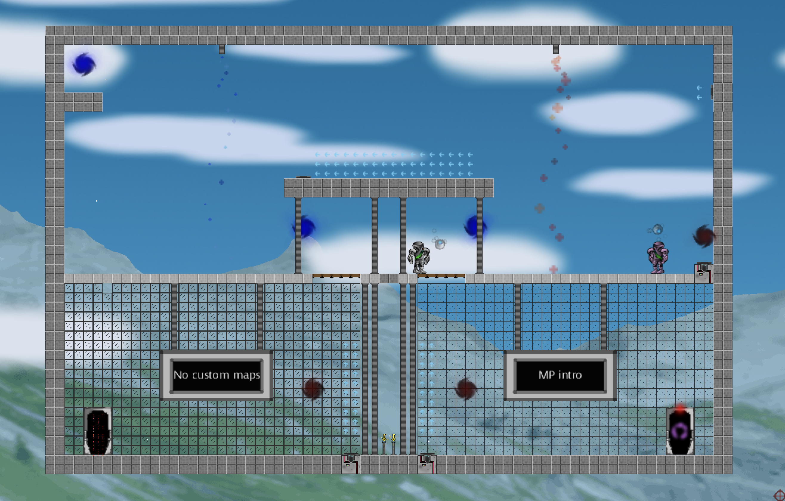 Shiftbound gameplay screenshot, an indie 2D action platformer by Andrew Leach